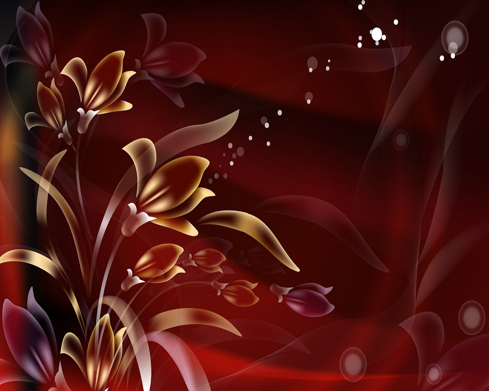 abstract, flower wallpaper