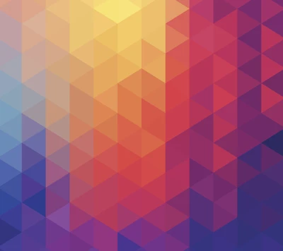 Vibrant Geometric Gradient Pattern