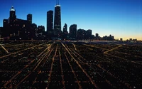 städte skylines, skyline, stadtbild, stadt, stadtgebiet