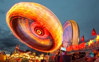 calgary stampede, alberta, canada, long exposure, carnival wallpaper