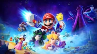 mario rabbids sparks of hope, video game, characters wallpaper