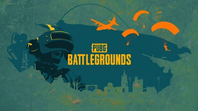 PUBG Battlegrounds: Erangel Map Art in 5K