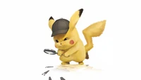 pokemon detective pikachu, movie, pikachu, magnifying glass