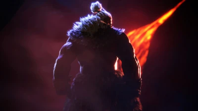 akuma, back, street fighter 6, video game, sf6