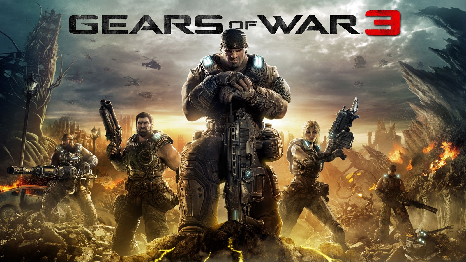 Gears of war 3 (gears of war 3, эпик геймс, xbox 360, xbox one, солдат)