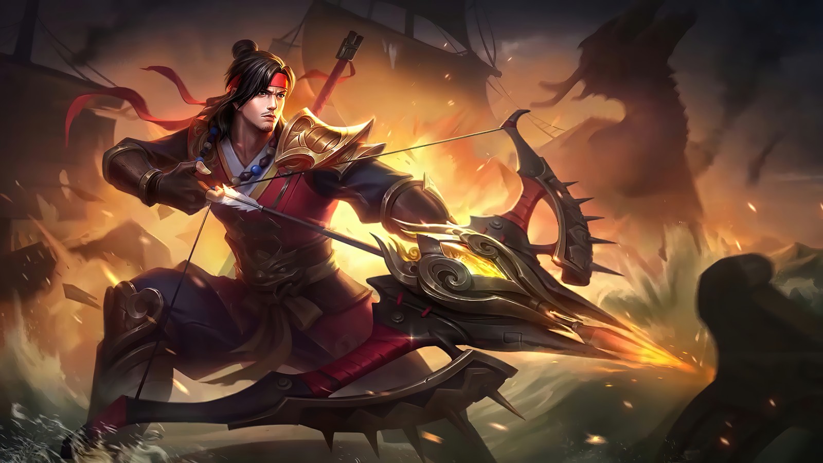 Lade yi sun shin, überarbeitung, mobile legends, ml, mlbb Hintergrund herunter