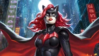 Batwoman: Gotham's Fearless Protector in the Shadowy Night