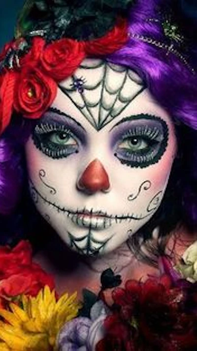 halloween, maquillaje