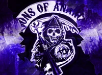 Emblème de l'anarchie : Logo de crâne des Sons of Anarchy