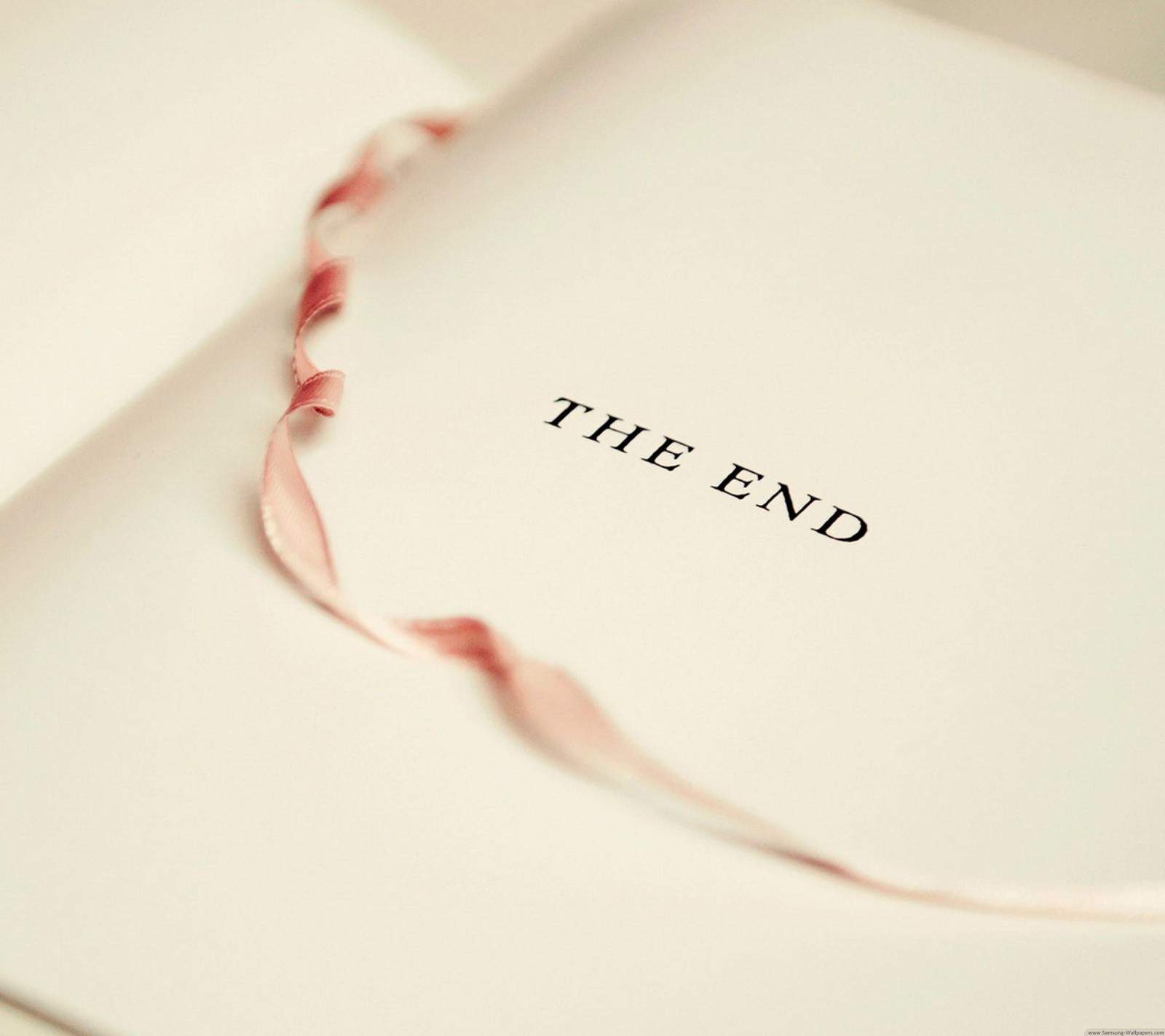 book, end, paper, story, the Download Wallpaper