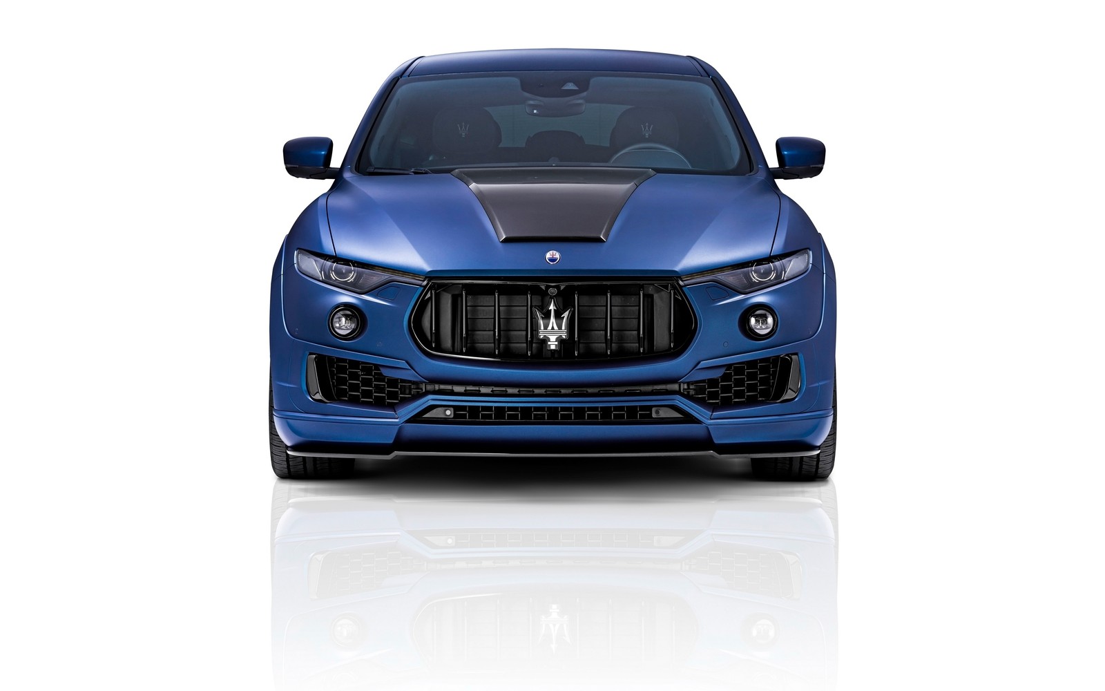 Lade schwarz, blau, italien, maserati, novitec Hintergrund herunter