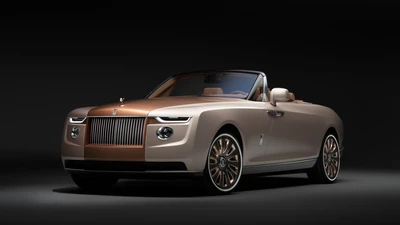 rolls royce boat tail, carros caros, carros de luxo, fundo escuro, 5k