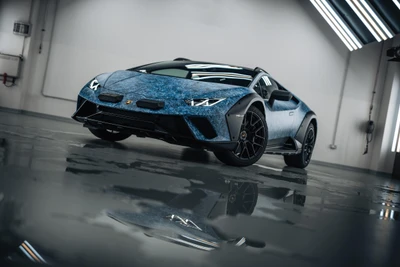 lamborghini huracán sterrato, lamborghini huracan sterrato, единичные автомобили, машины, обои 4k