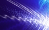 Dynamic Electric Waves in a Blue and Purple Atmosphere