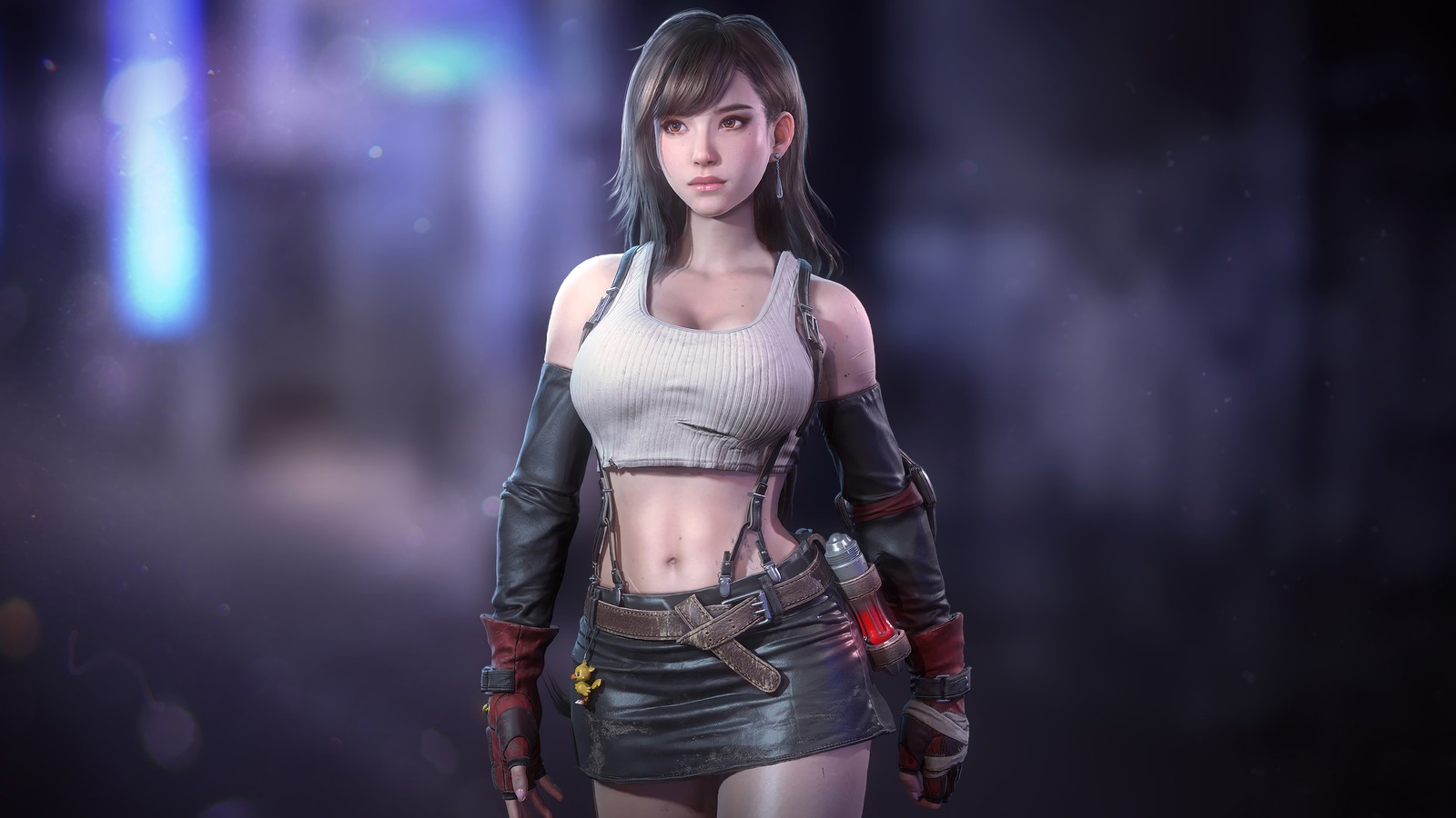 tifa lockhart, final fantasy 7 remake, ff vii remake, video game wallpaper