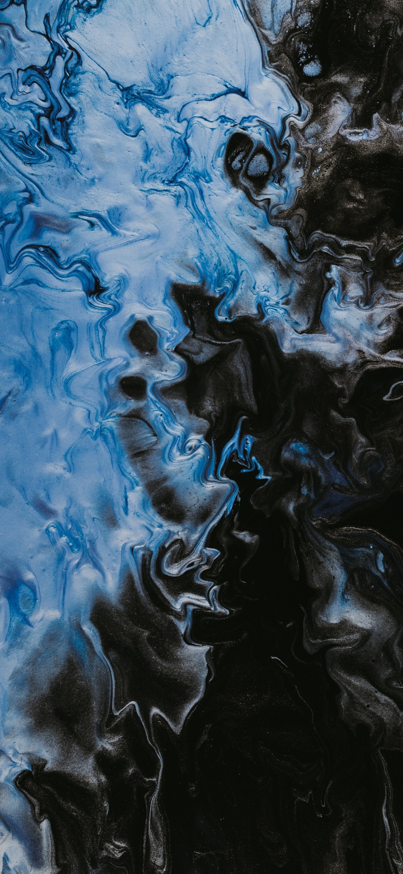 A close up of a painting of a blue and black background (remix, beatport, water resources, liquid, water)