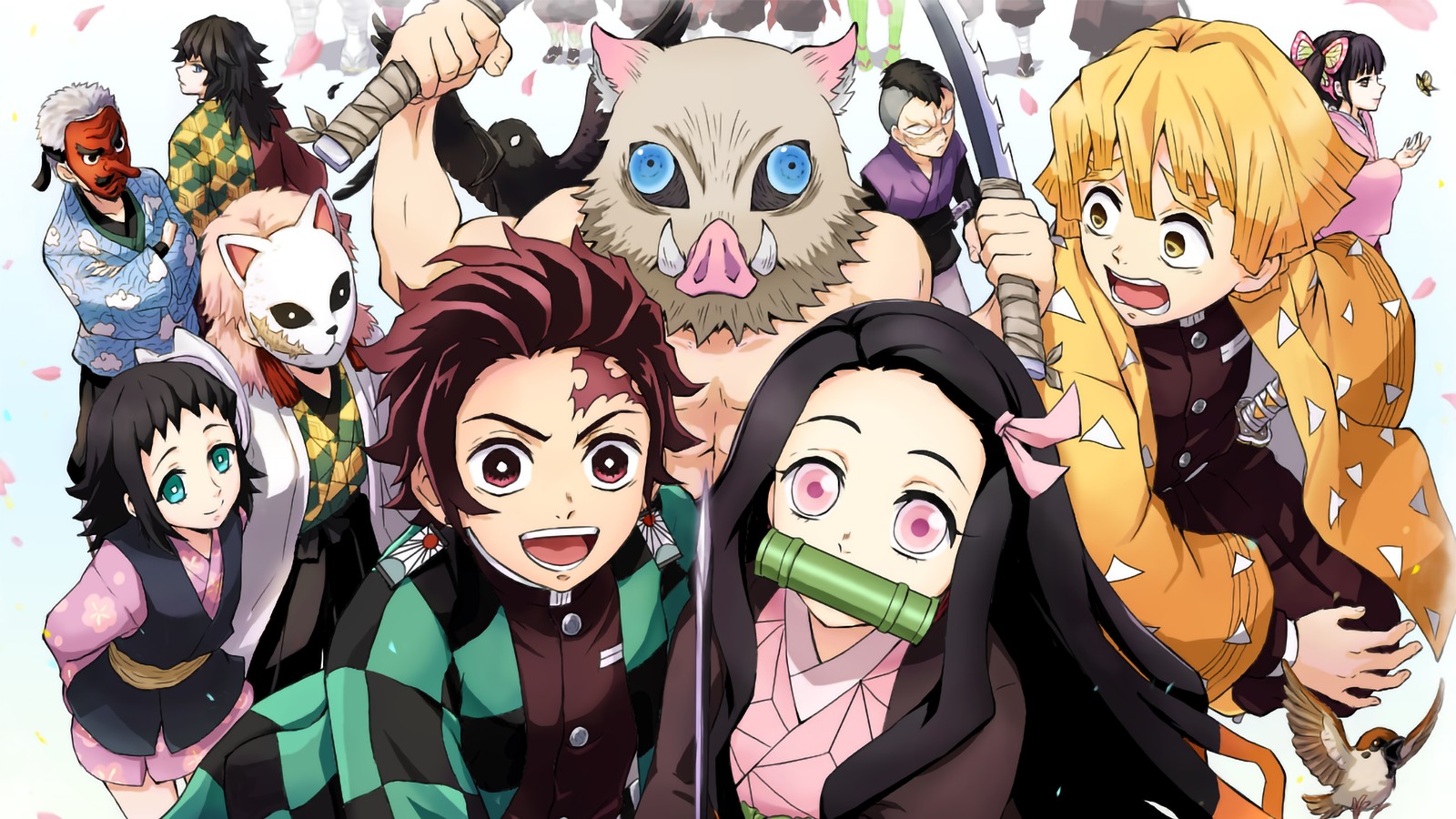 Lade kimetsu no yaiba, dämonentöter kimetsu no yaiba, demon slayer kimetsu no yaiba, anime, 鬼滅の刃 Hintergrund herunter