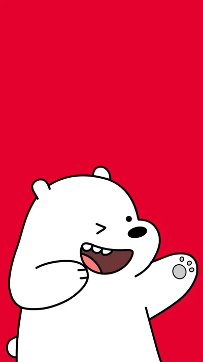 ice bear, cartoon, we bare bears