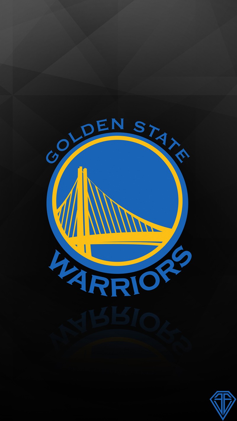 Логотип golden state warriors на черном фоне (баскетбол, голден стэйт уорриорс, golden state warriors, nba, больной)