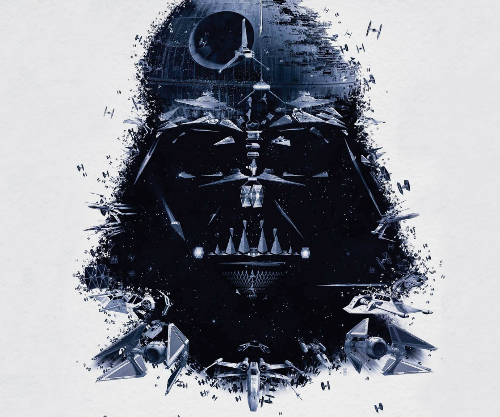 A close up of a star wars poster with a darth vader face (darth vader, film, star wars)