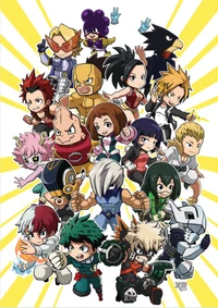 Chibi Héros Unis : Équipe de Personnages de My Hero Academia