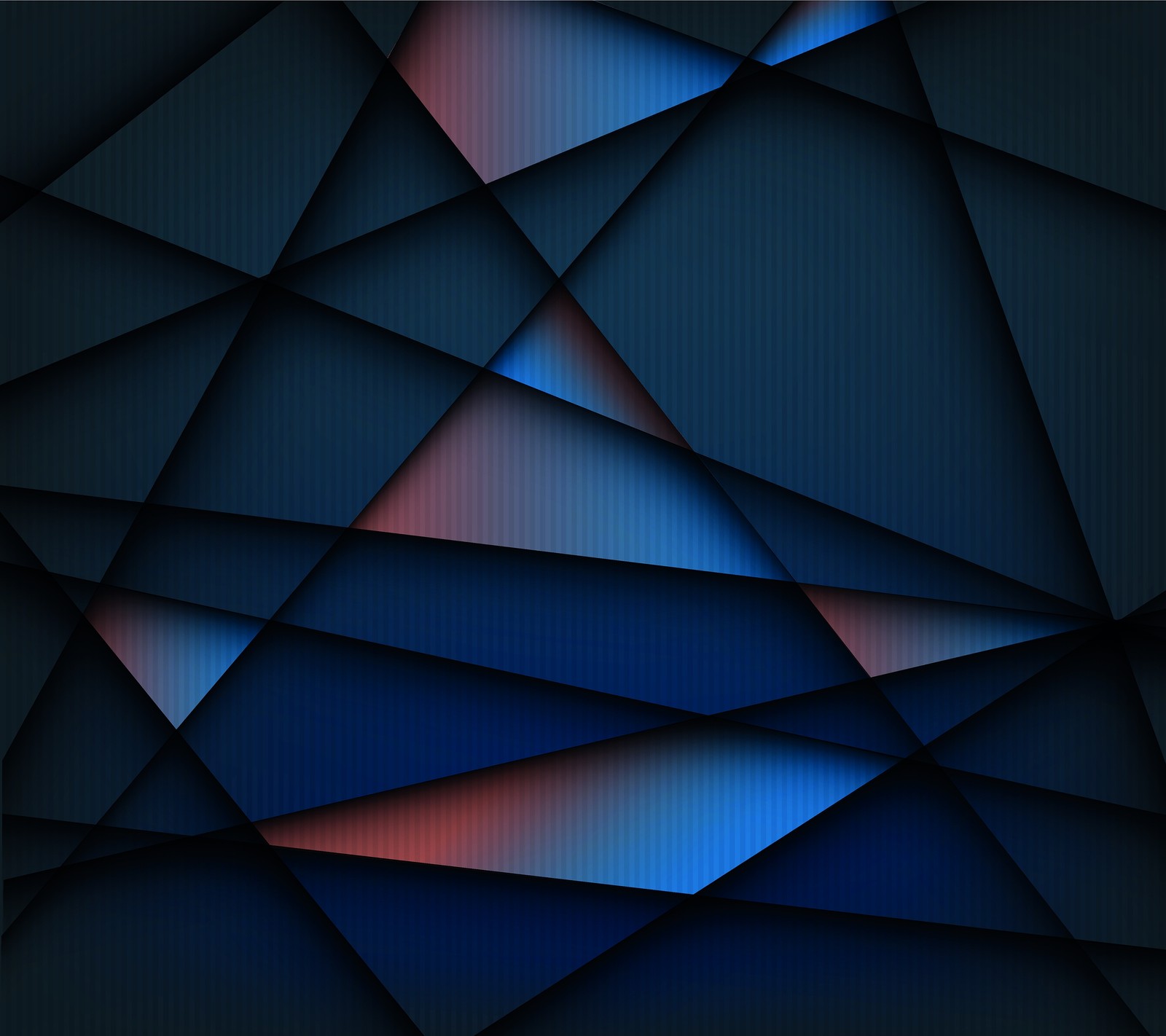 A close up of a blue and red abstract background with triangles (abstract, pattern, texture, triangle)