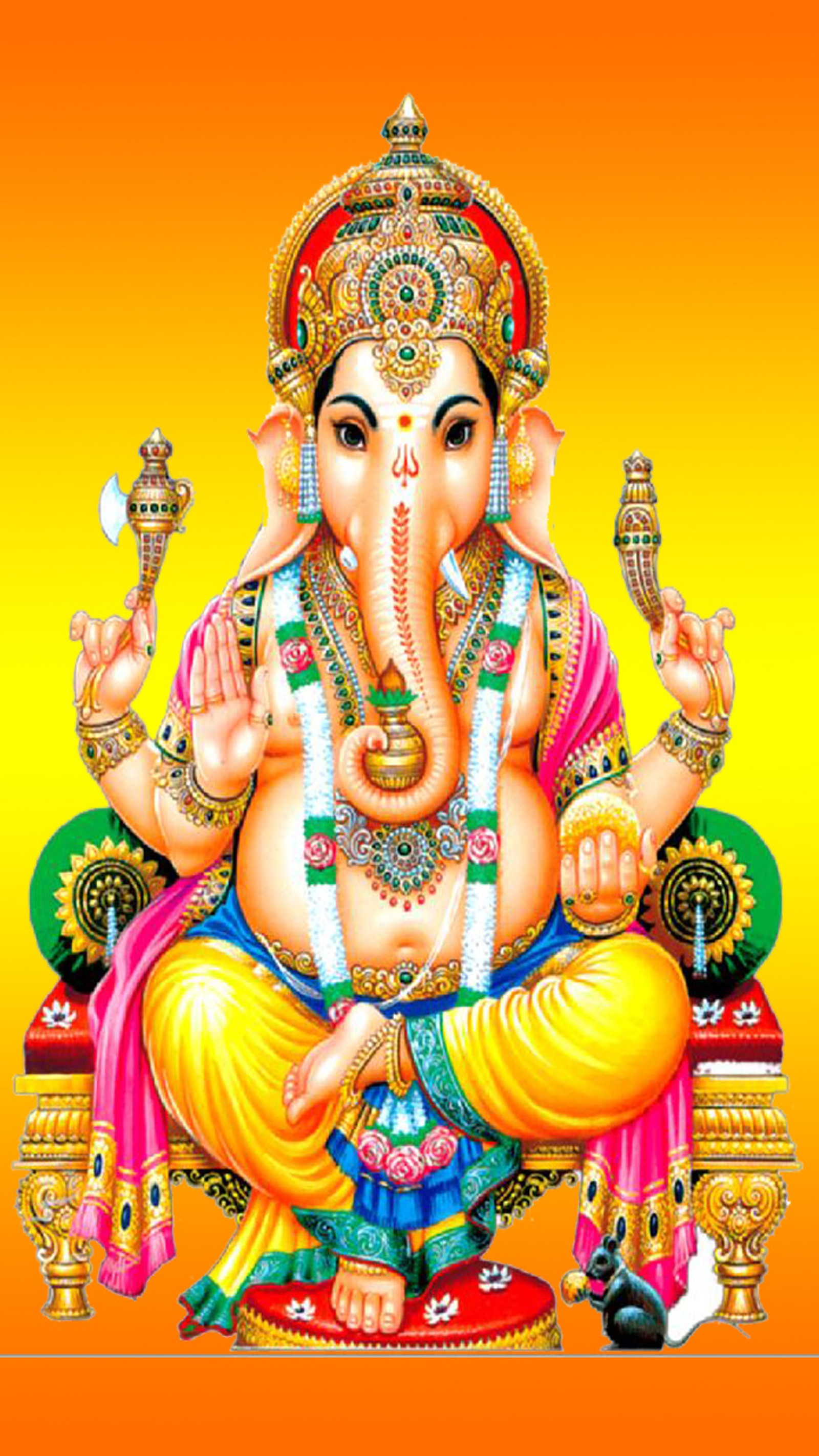 Uma imagem de um ídolo gan gan sentado em uma cadeira (ganesh ji new, deus, deus ganesh, deuses, deus hindu)