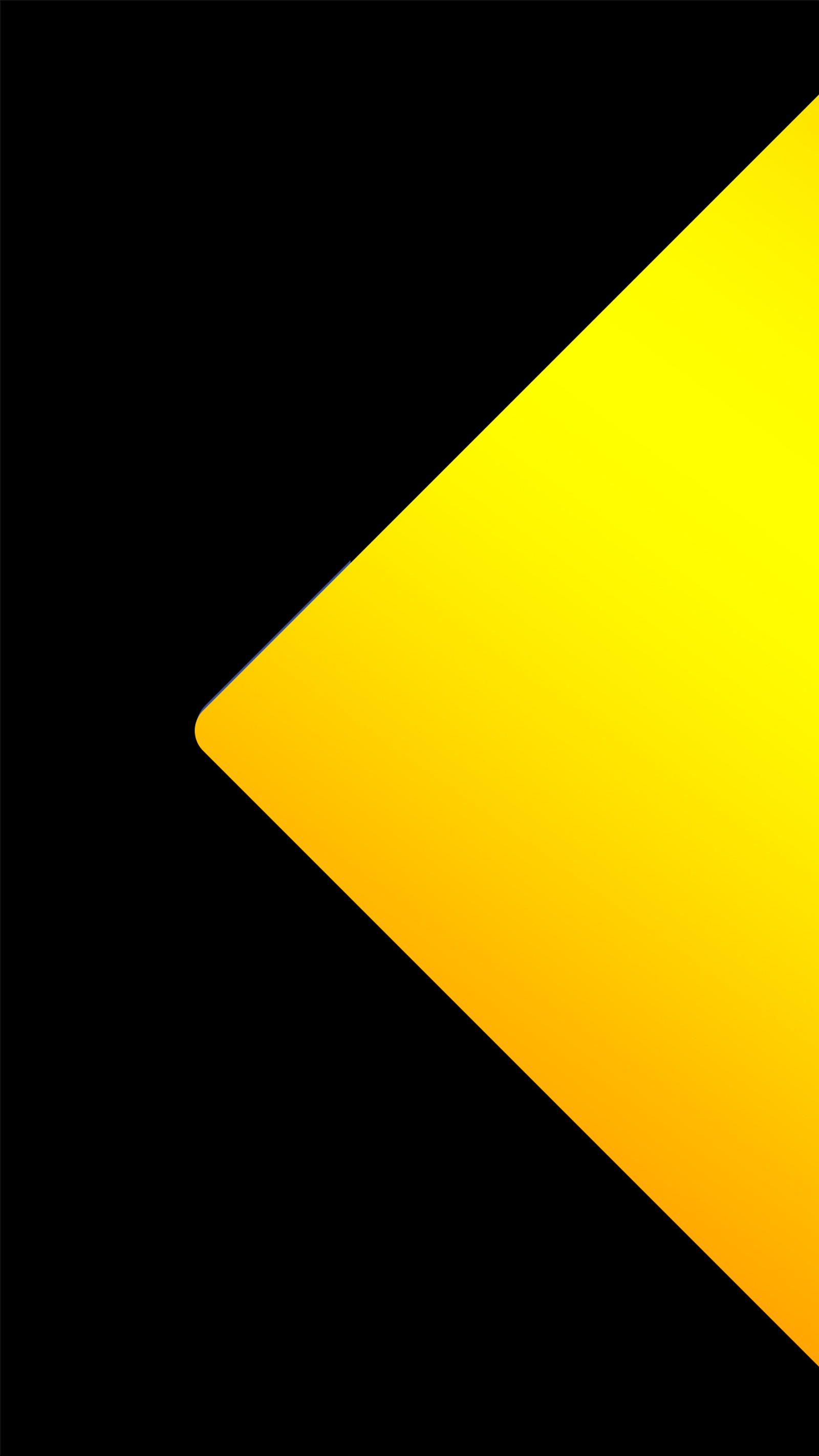 Yellow arrow sign with black background (abstract, black, go, high, lollipop)