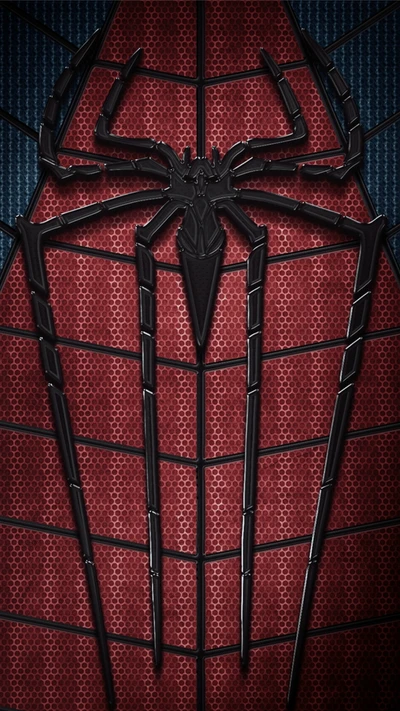 logotipo, hombre, araña