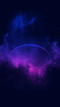 abstract, art, moon, outer space, planet wallpaper