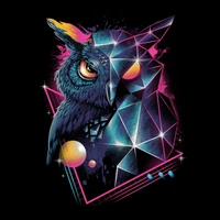 owl, retro