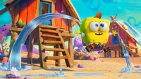 kid, spongebob squarepants, the spongebob movie sponge on the run, movie, 2020