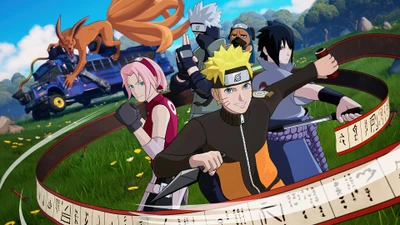 Fortnite Battle Royale: Naruto e Amigos se Unem