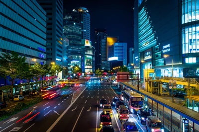 osaka, tokyo, stadt, stadtgebiet, stadtbild