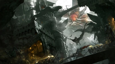 lost ark, mmorpg, jeu vidéo, guerrier, art