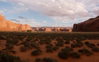 долина памятников, monument valley, долина, каньон, бедлендс