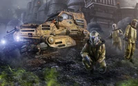 pc game, combat vehicle, tank, soldier, troop wallpaper