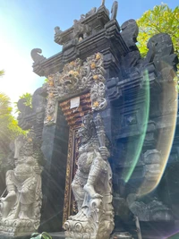 bali, landmark, statue, archaeological site, stone carving wallpaper