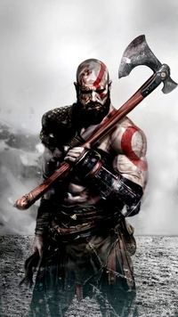 Kratos: The God of War Ready for Battle