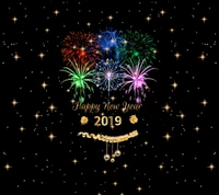 holidar, happy, new, year, 2019