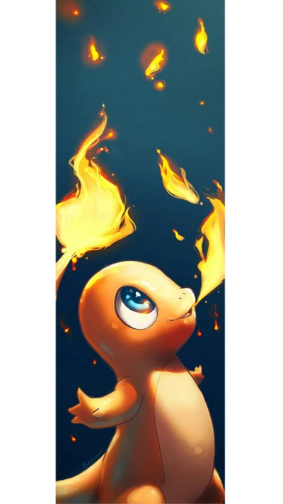 charmander, lindo, fuego, llama, pikachu