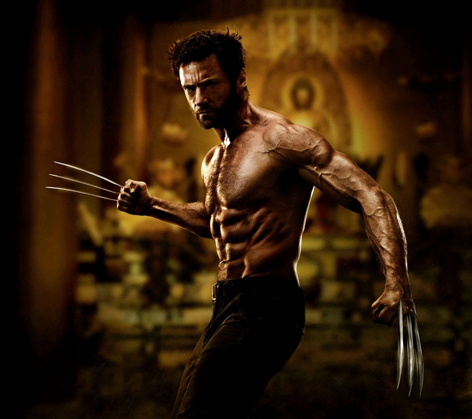 Хью, росомаха в росомахе (когти, marvel, мужчины, wolverine, x men)