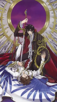 Confrontación de Reyes: Una escena dramática de Code Geass