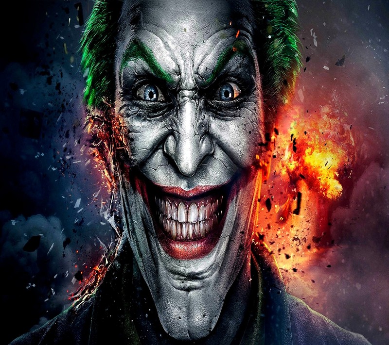 Обои джокера hd (лицо, джокер, joker)