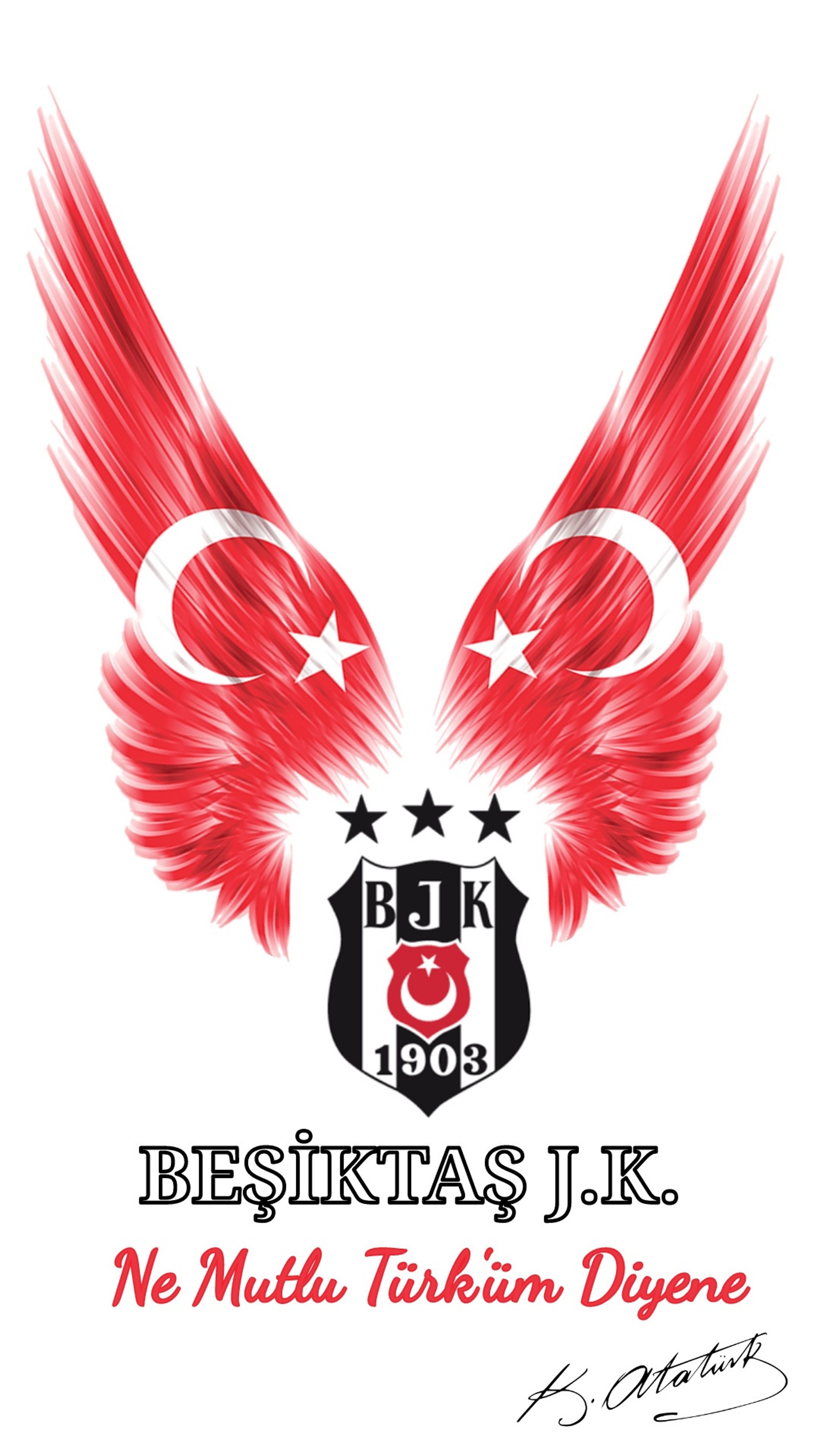 Baixar papel de parede besiktas, bjk1903