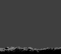 Minimalist Dark Grey Mountain Range Design