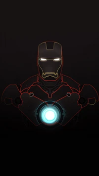 Iron Man: The Iconic Avenger's Armor Glows Brightly