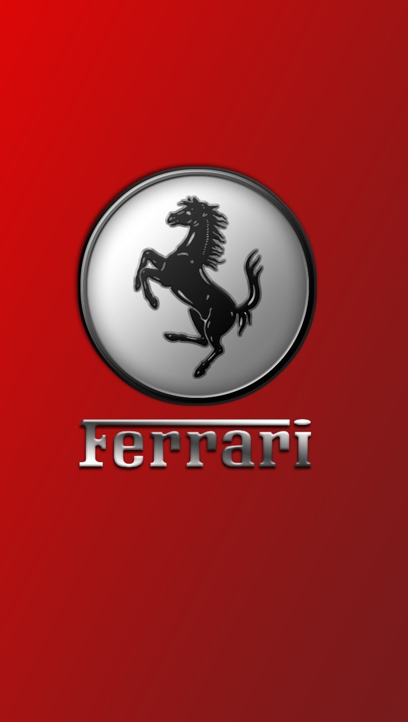 Логотип ferrari на красном фоне (thsrtj, vczxv)