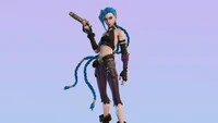 arcane, jinx, outfit, skin, league of legends wallpaper