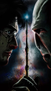 Confrontation of Light and Darkness: Harry Potter vs. Lord Voldemort